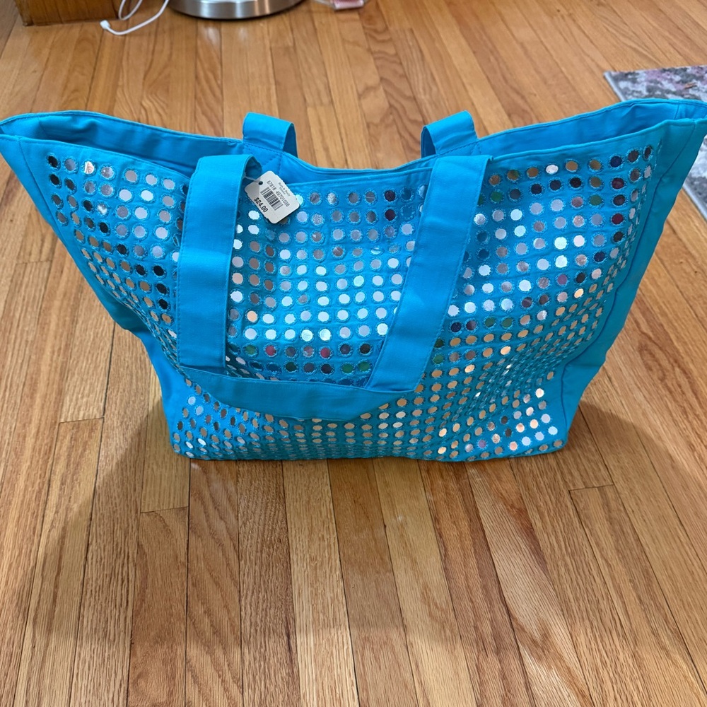 Aqua bath and body works bag